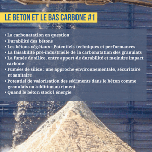 Savoirs "Le béton et le bas carbone #1" PDF