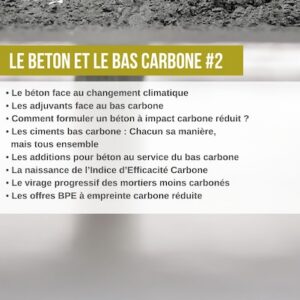Savoirs "Le béton et le bas carbone #2" PDF